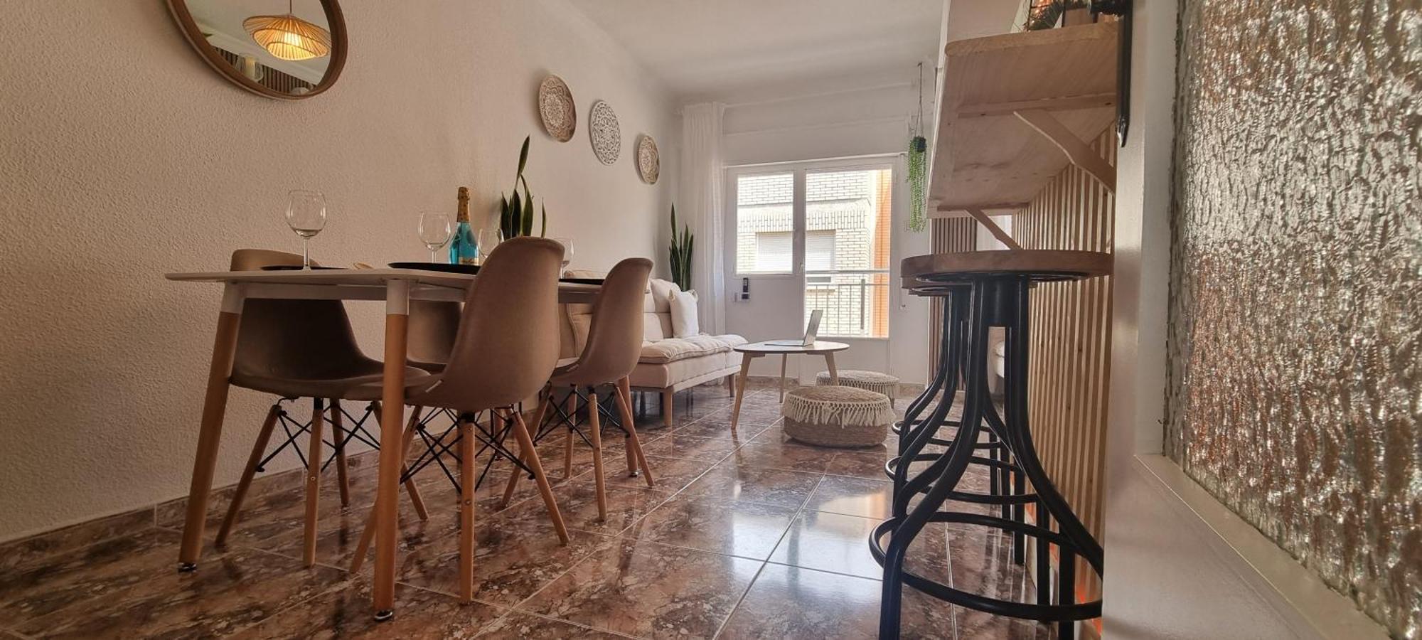 Wabi Beach Home - Frente Al Mar Con Aire Acondicionado Águilas Eksteriør bilde